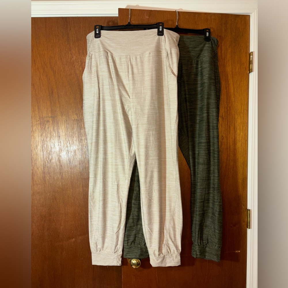 2 pair ALL IN MOTION jogger pants size XXL